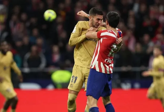 Atletico Vs Barcelona: Momen Gulat Savic Vs Torres, Berujung Kartu Merah