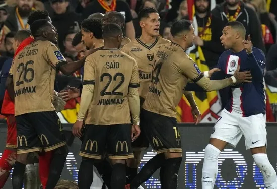 Lens Vs PSG: Mbappe dkk Kalah 1-3