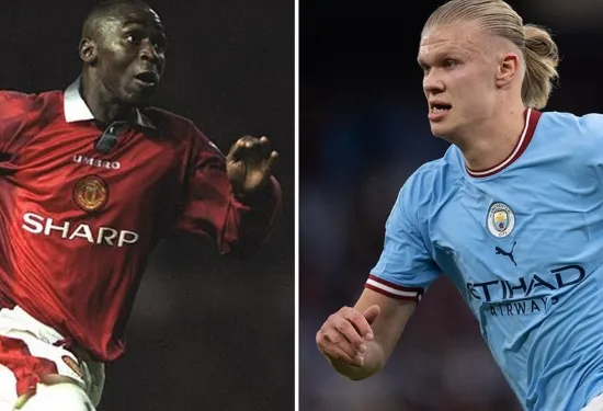 Reaksi mengejutkan Andy Cole terhadap Erling Haaland memecahkan rekor Liga Premiernya