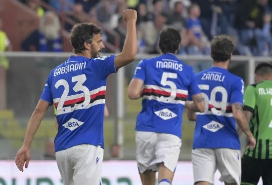 Sampdoria yang terdegradasi menahan Sassuolo untuk bermain imbang di Serie A