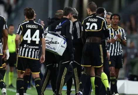 Juventus lose Pogba again in 2-0 win over Cremonese