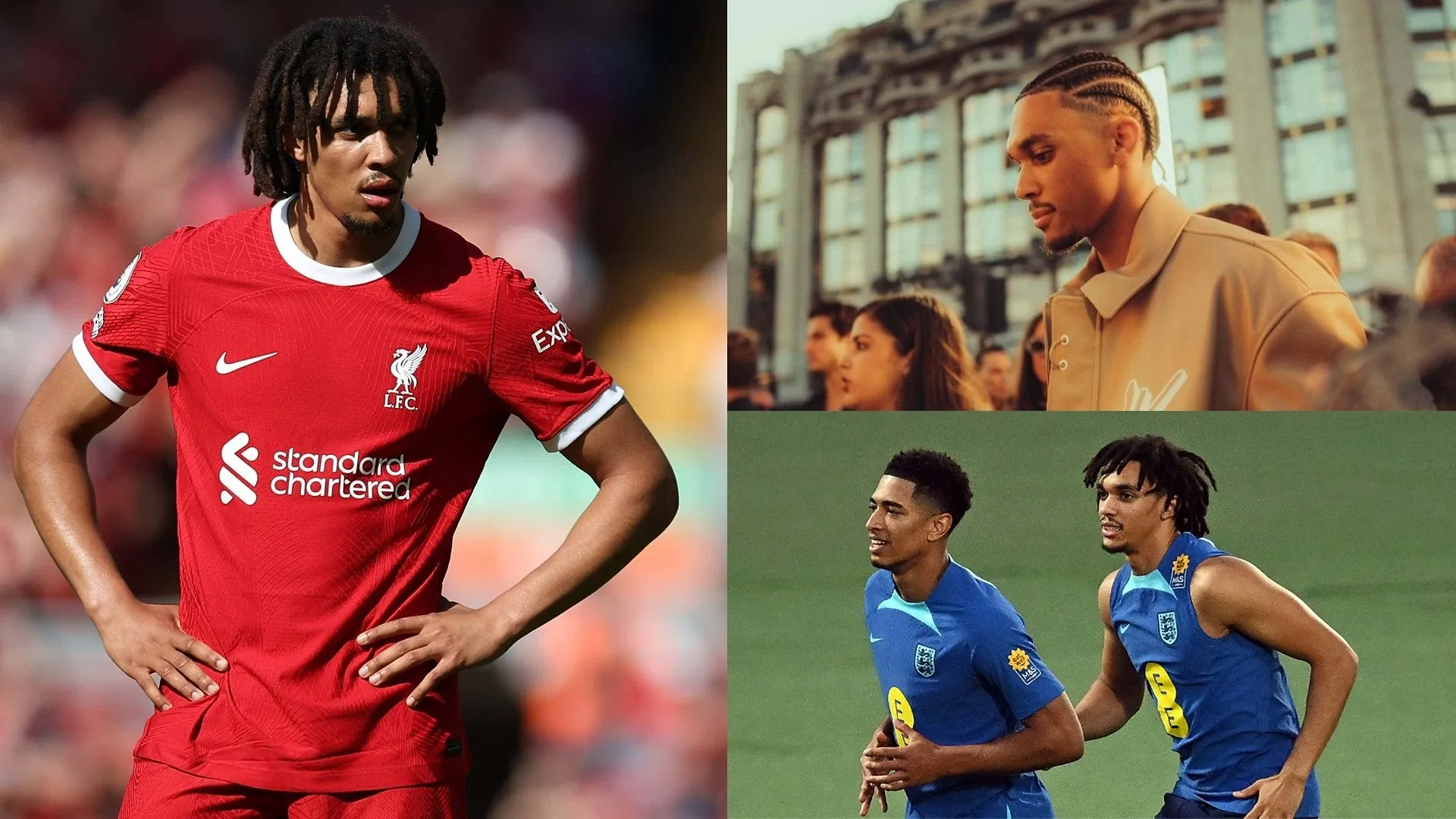 Bintang Liverpool Trent Alexander-Arnold memamerkan gaya rambut cornrows barunya - dan Virgil van Dijk, Jude Bellingham & Declan Rice semuanya setuju