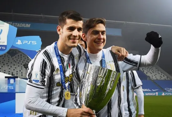 Paulo Dybala mendorong reuni Alvaro Morata di Roma