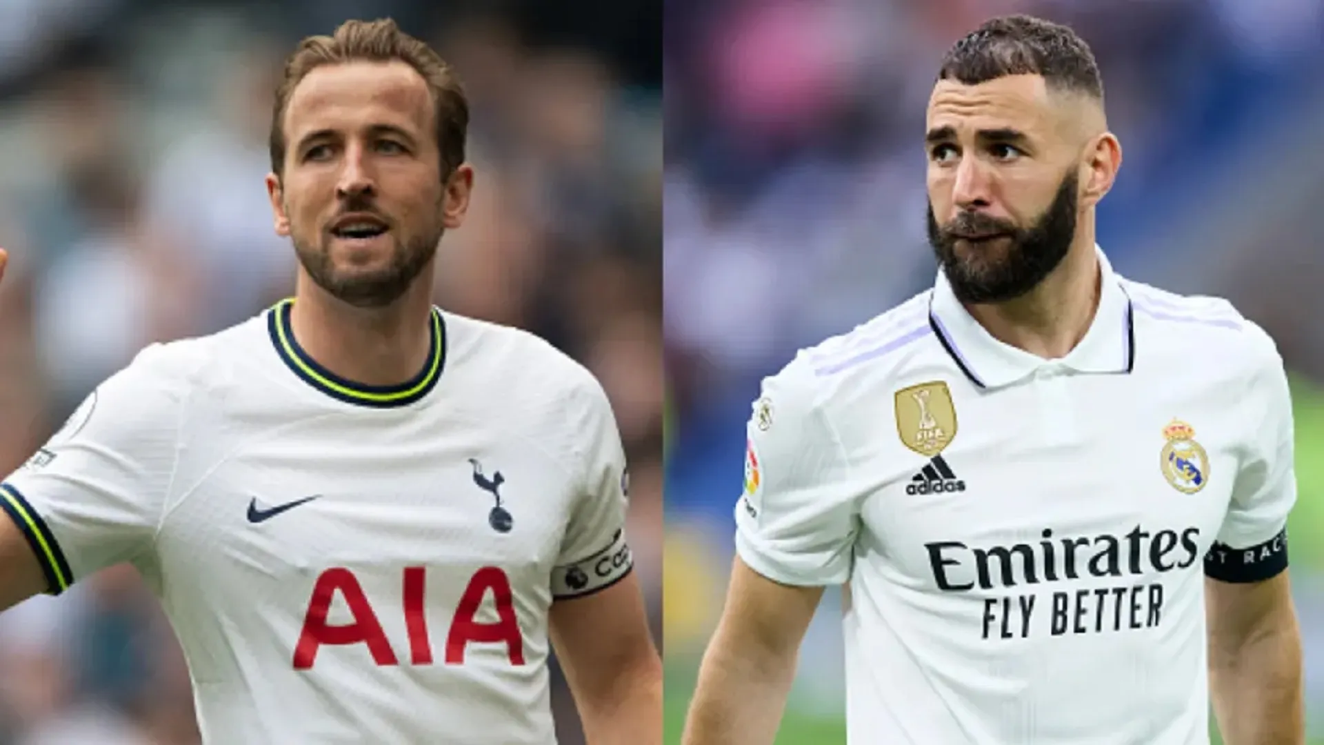 Statistik Harry Kane dibandingkan dengan Karim Benzema