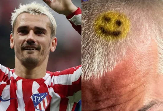 Antoine Griezmann memamerkan gaya rambut gila terbaru saat ia menikmati waktu istirahat setelah musim yang panjang bersama Atletico Madrid & Prancis