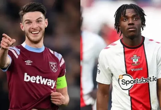 Arsenal Ajukan Tawaran Rekor Klub £90 Juta Untuk Declan Rice, Tapi Pembicaraan Transfer Romeo Lavia Alami Kemajuan