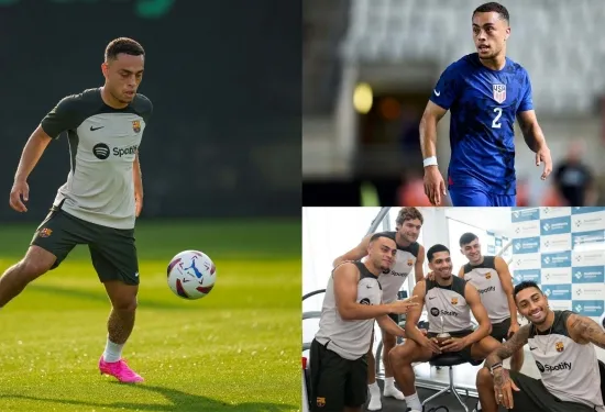 'Senang bisa kembali!' - Bintang USMNT Sergino Dest melapor ke pramusim Barcelona dengan semangat tinggi meskipun ada rumor transfer Liga Premier