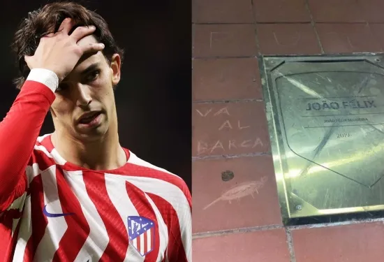 Penggemar Atletico Madrid merusak plakat Joao Felix setelah pengakuan transfer 'impian' Barcelona