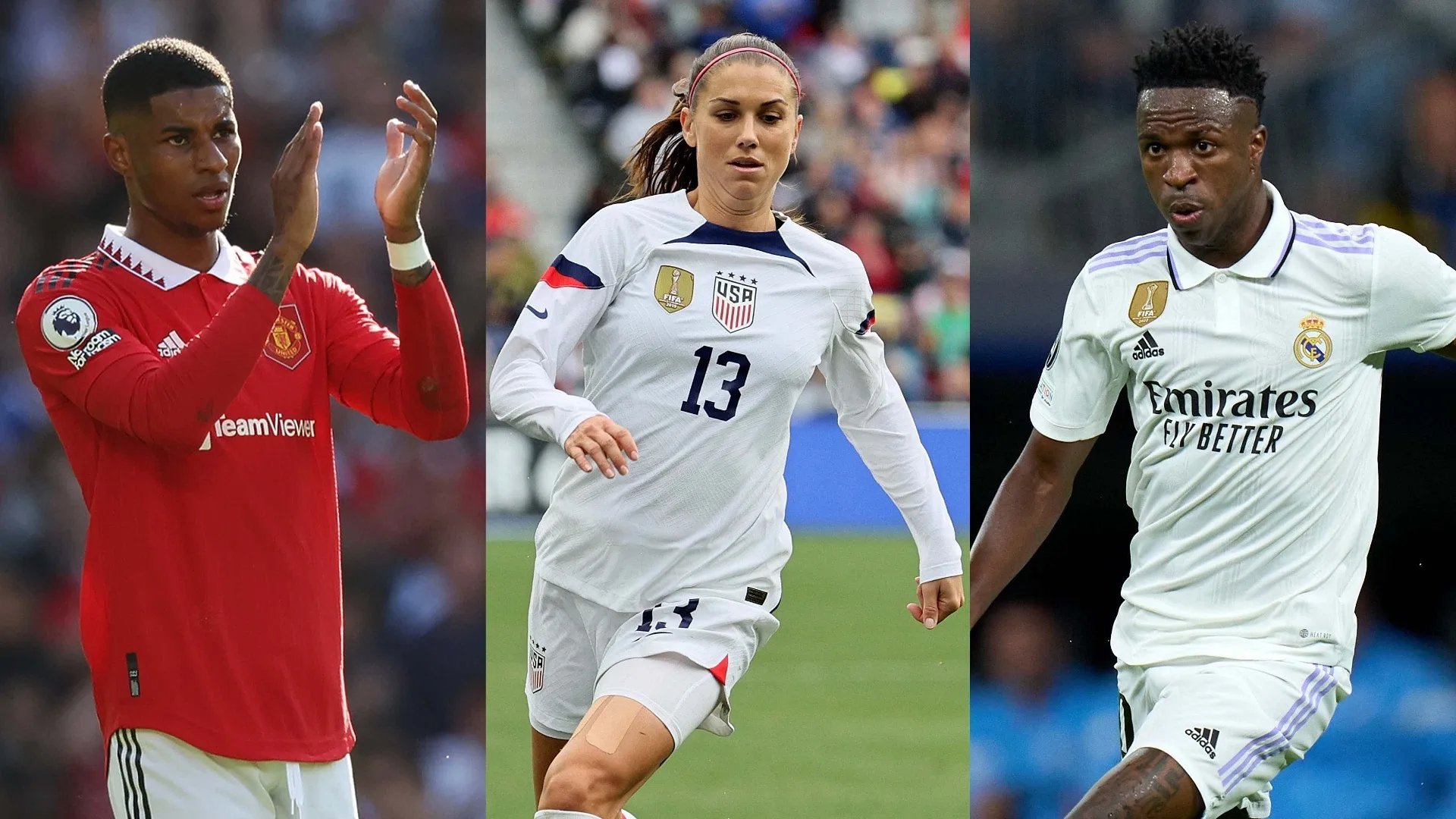 Ballon d'Or 2023: Marcus Rashford, Alex Morgan & Vinicius Junior di antara nominasi untuk Socrates Award