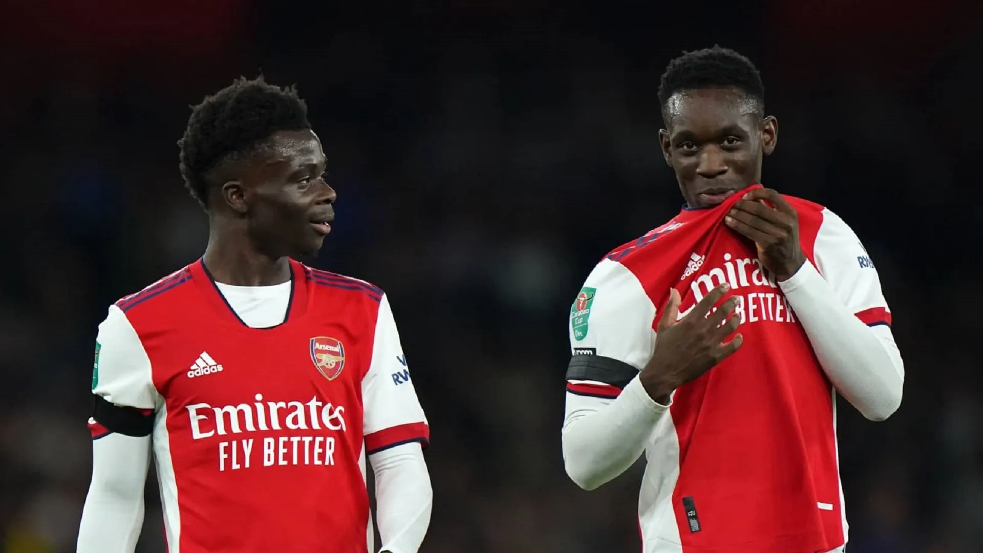 Folarin Balogun tersenyum dalam foto latihan Arsenal saat bintang USMNT berbaris di tengah hubungan Chelsea, AC Milan & Inter