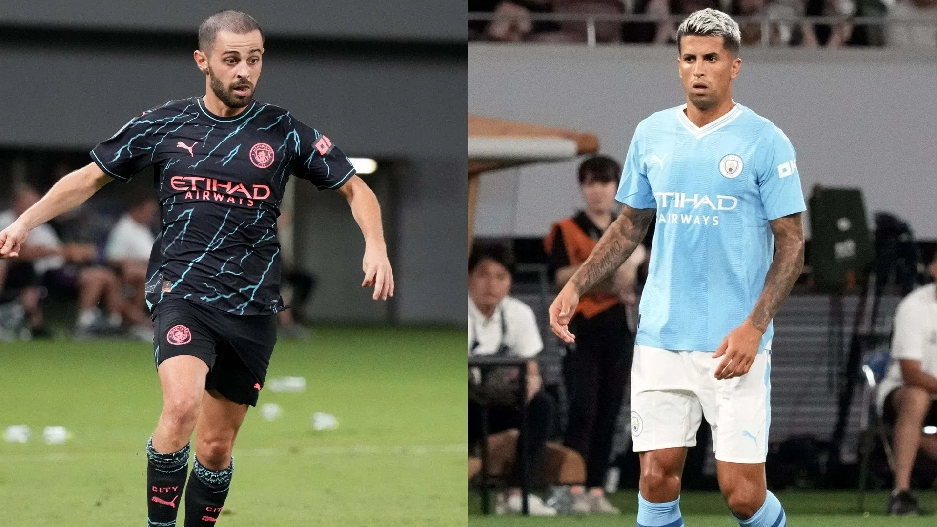 Barcelona mengajukan tawaran pinjaman bersama untuk duo Man City Bernardo Silva dan Joao Cancelo