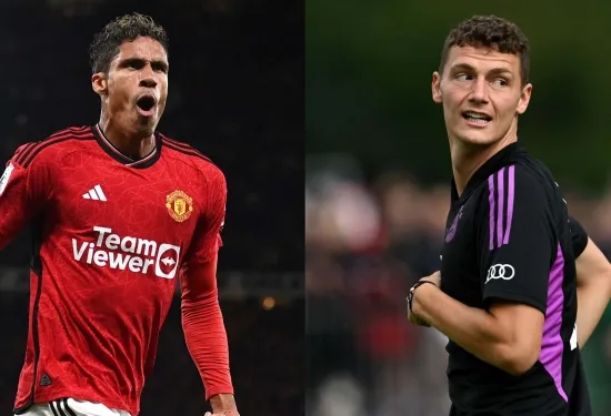 Target transfer Man Utd Benjamin Pavard memposting pesan ke Raphael Varane setelah kemenangan Wolves saat ia terus mendorong untuk pindah dari Bayern Munich