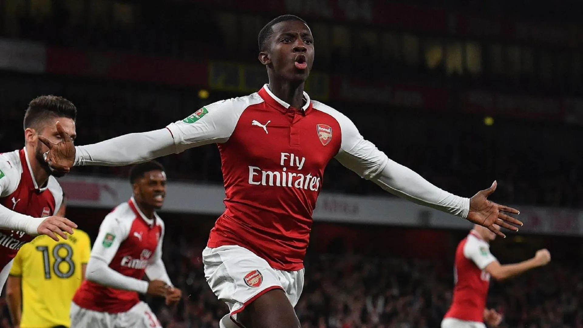 'Aku dalam kondisi bagus!' - Eddie Nketiah kecewa tidak menjadi starter untuk Arsenal sebelum dia masuk untuk mencetak gol krusial saat bermain imbang melawan Fulham