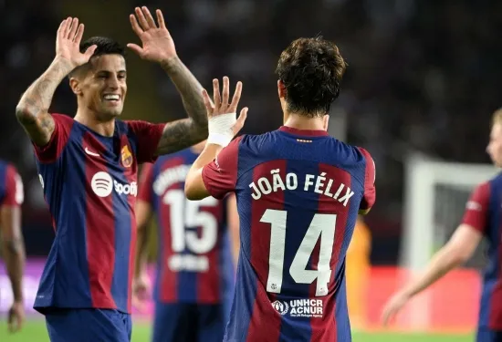 Xavi memuji 'kehebatan' Joao Felix dan Joao Cancelo saat debutan tuan rumah Barcelona mencetak gol dalam kekalahan Real Betis