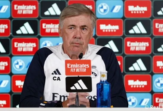 Ancelotti marah ketika ditanya soal Mbappe