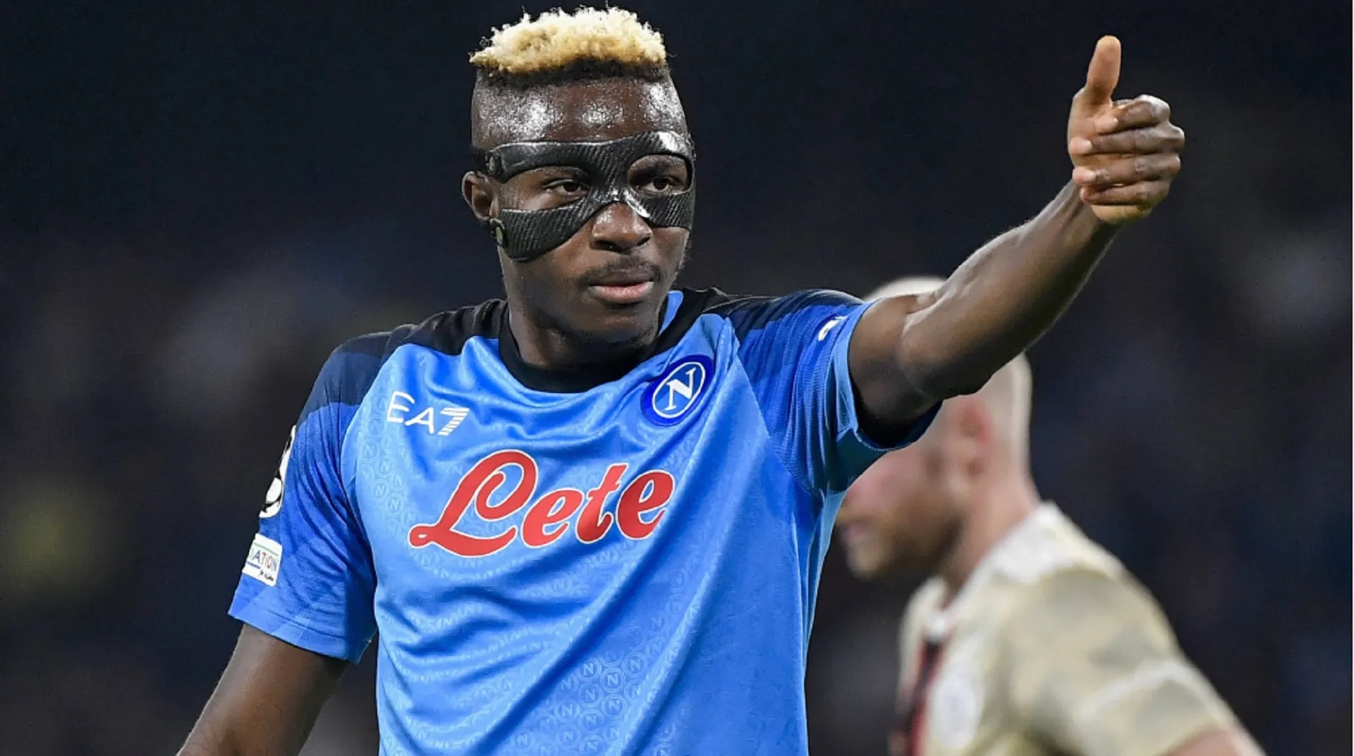 Striker Napoli Victor Osimhen menolak merayakannya meski mencetak gol ke gawang Udinese di tengah perselisihan TikTok dengan klubnya sendiri